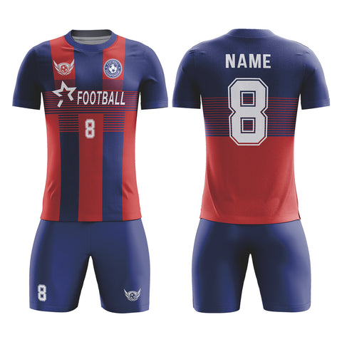 Maglia da calcio personalizzata con stampa a sublimazione – Set da calcio ad asciugatura rapida