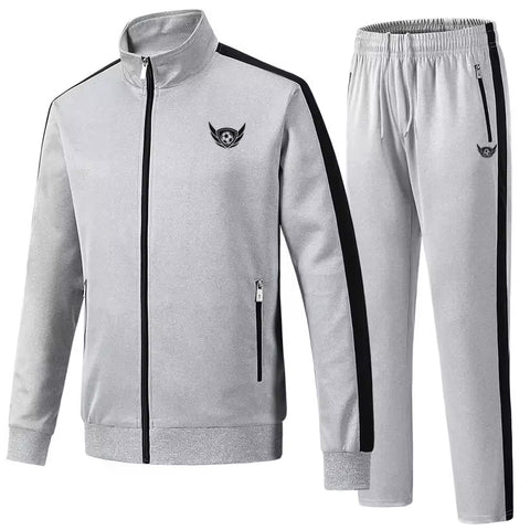 100% Polyester Herren-Trainingsanzug mit durchgehendem Reißverschluss – Hochwertiger Trainingsanzug für Männer