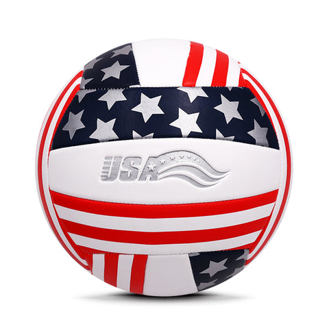 Volleyball mit amerikanischem Flaggenmuster als Werbegeschenk