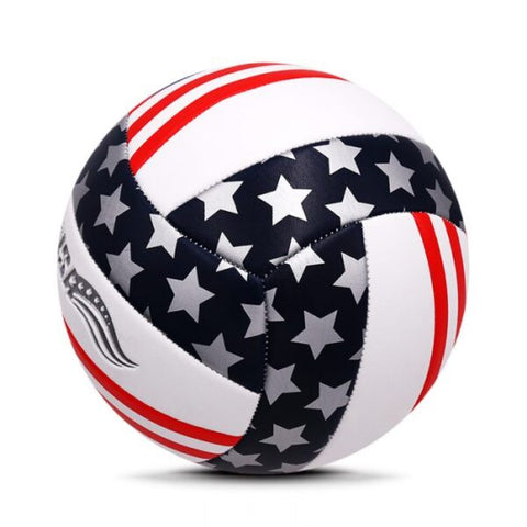 Volleyball mit amerikanischem Flaggenmuster als Werbegeschenk