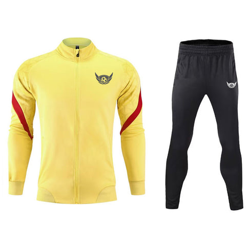100% Polyester Herren-Trainingsanzug mit durchgehendem Reißverschluss – Premium-Qualität
