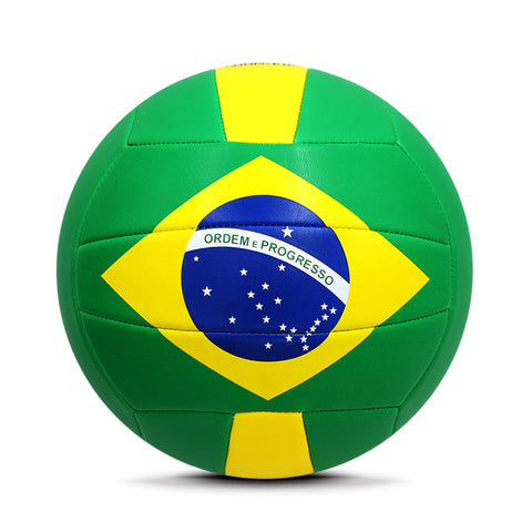 Volleyball mit brasilianischer Flagge als Souvenir