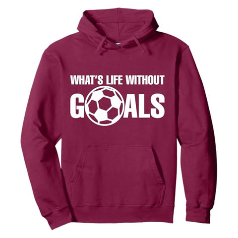 Herten Pro Sports „What’s Life Without Goals“ Fußball-Pullover-Hoodie – Premium-Kleidung für Spieler & Trainer